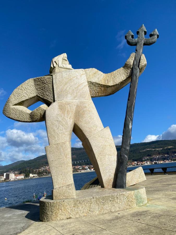 Atico Playa A Xunqueira - Moana, A 15 Min De Vigo Apartment Bagian luar foto