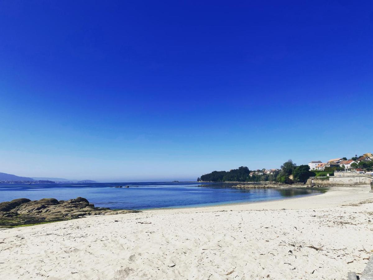 Atico Playa A Xunqueira - Moana, A 15 Min De Vigo Apartment Bagian luar foto